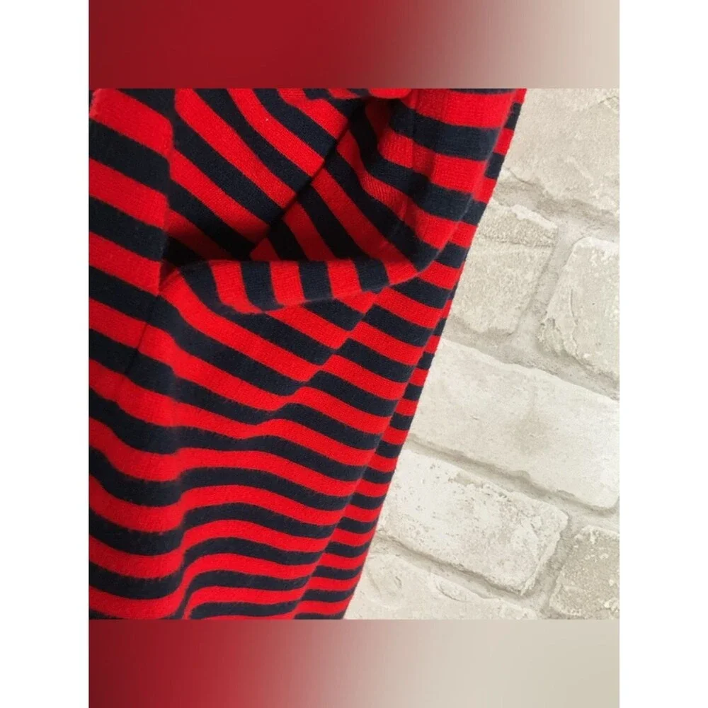 J. Crew Red Striped Sleeveless Dress Size XXS